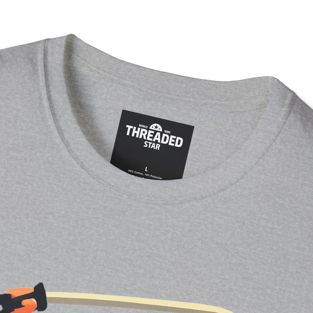 Ninja Warrior Graphic T-Shirt – Leaping Black Ninja with Sword