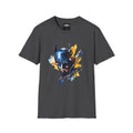 Batman Watercolor Portrait T-Shirt — Abstract Superhero Graphic Tee