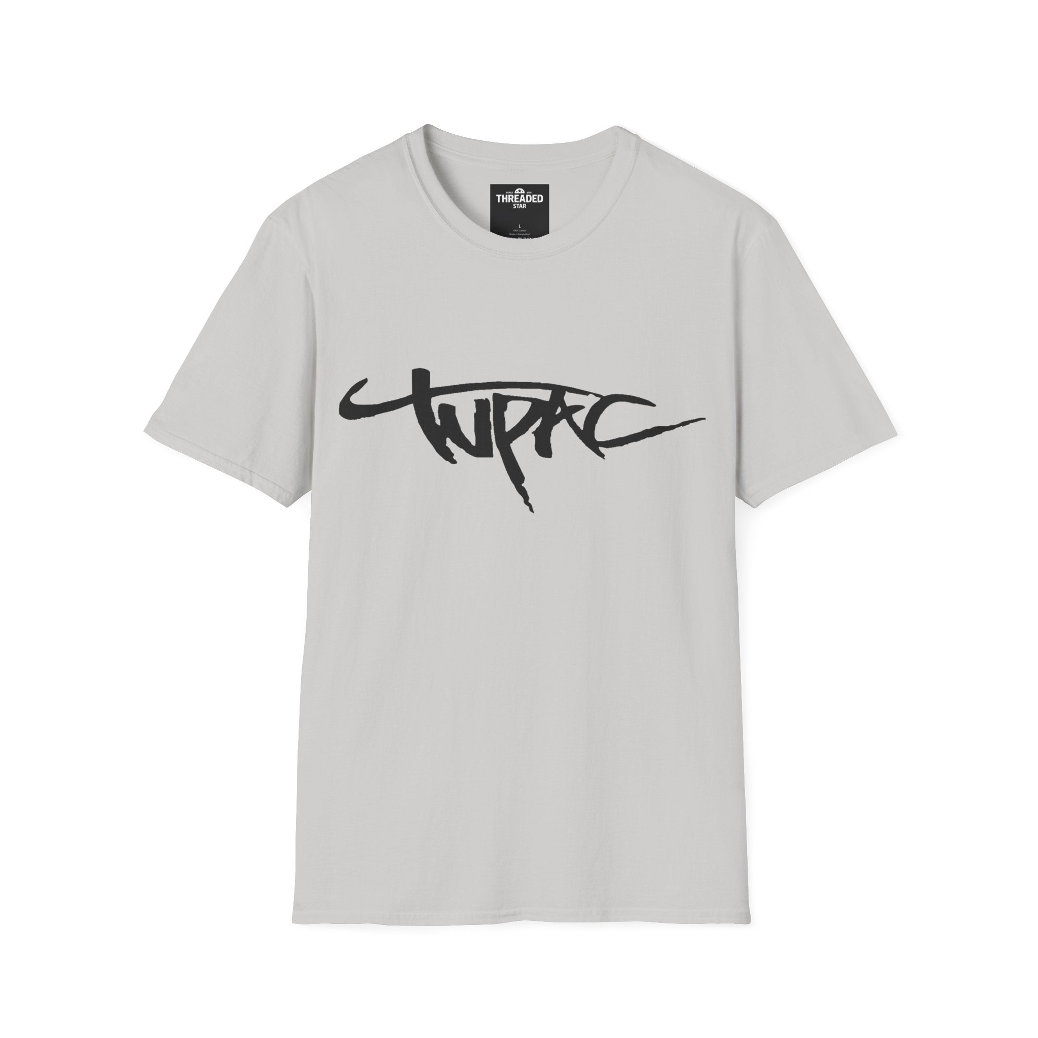 T-Shirt "Pac" Graffiti Logo Unisex Tee — Hip Hop Tribute Streetwear