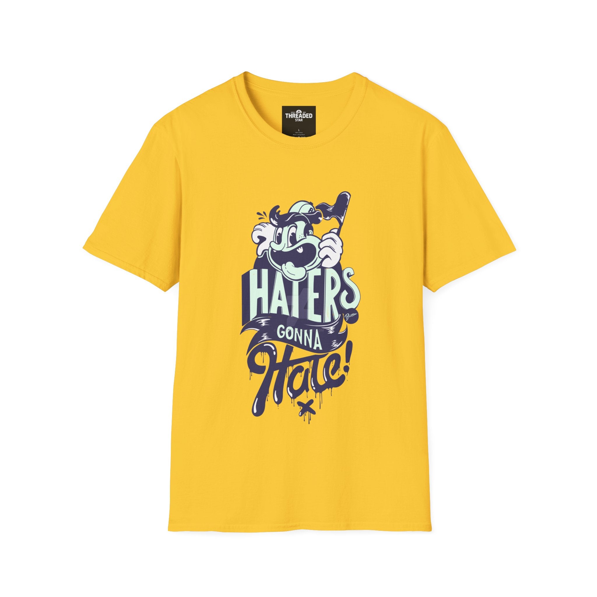 Haters Gonna Hate T-Shirt — Retro Cartoon Graphic Tee