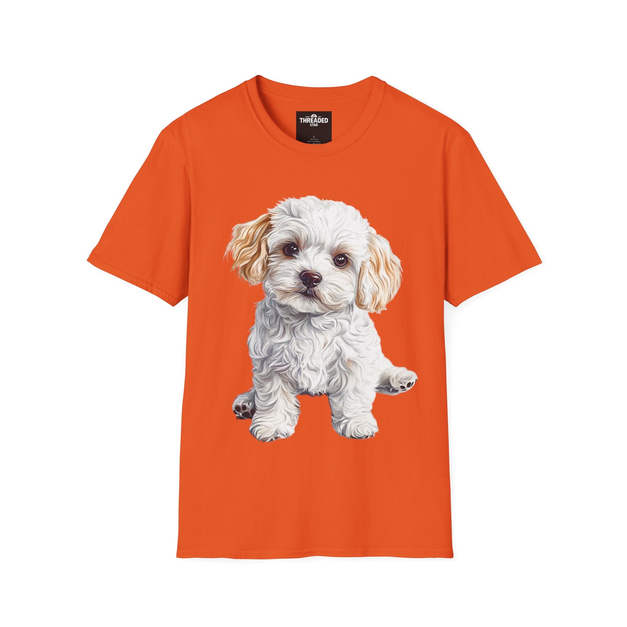 Puppy Portrait T-Shirt — Cute Maltese/Poodle Dog Graphic Tee
