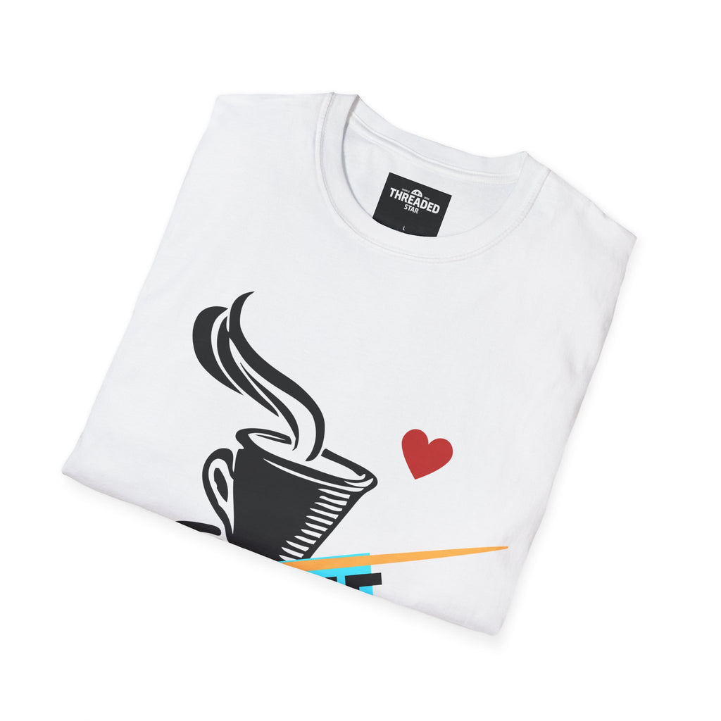 Coffee Lover T-Shirt — Graphic Cup Design with 'Coffee Lover' Text