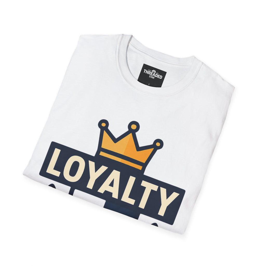 Loyalty Crest T-Shirt — Crown Emblem Graphic Tee
