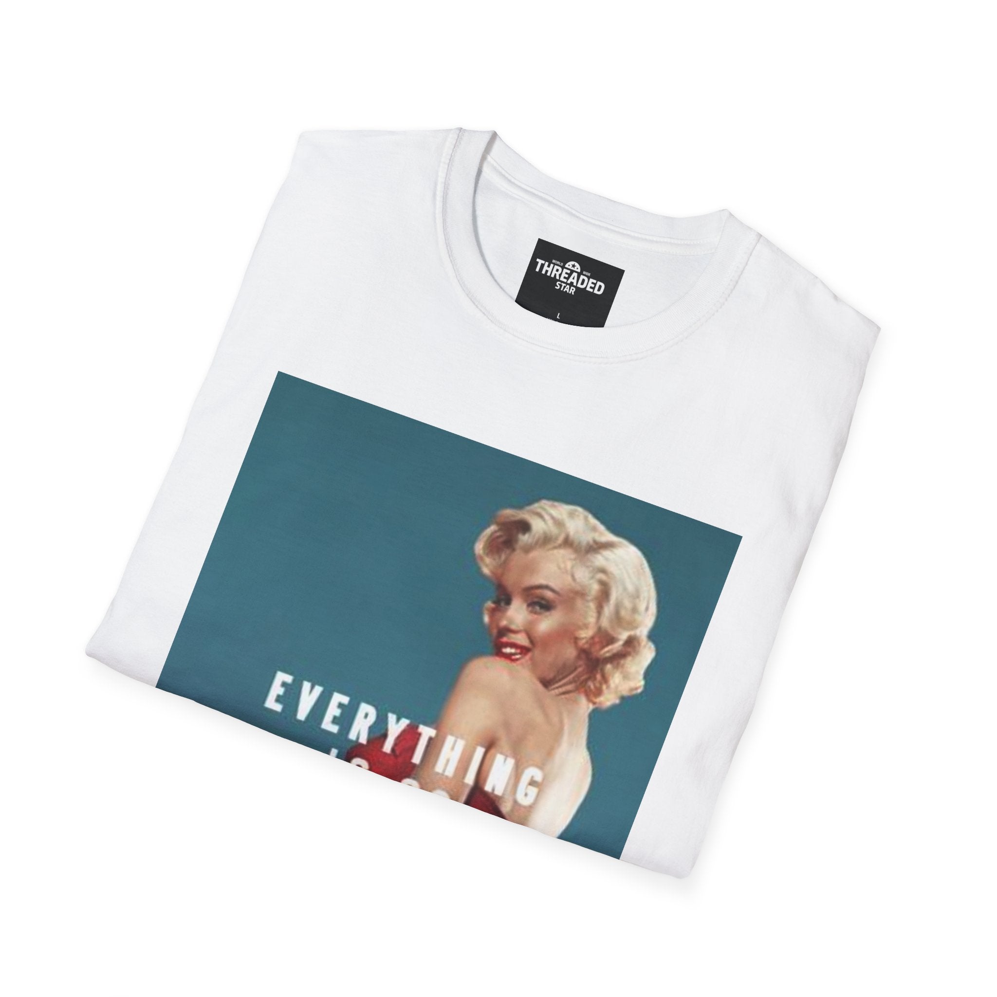 Retro Marilyn Graphic T-Shirt — "Everything Is So Fabulous Here"