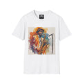 Saxophone Jazz Musician Art T-Shirt — Watercolor Sax Player Graphic Tee