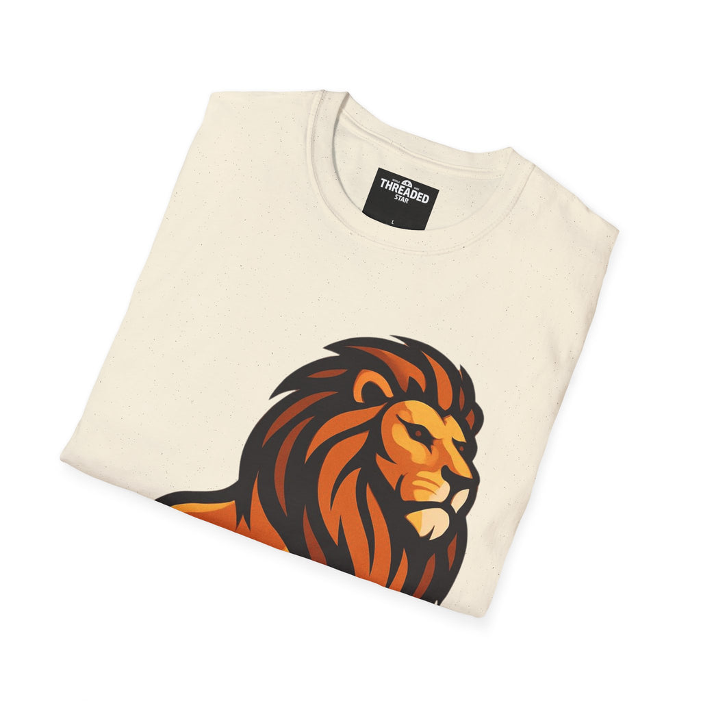 Lion Graphic T-Shirt — Bold Majestic Lion Illustration Tee