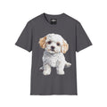 Puppy Portrait T-Shirt — Cute Maltese/Poodle Dog Graphic Tee