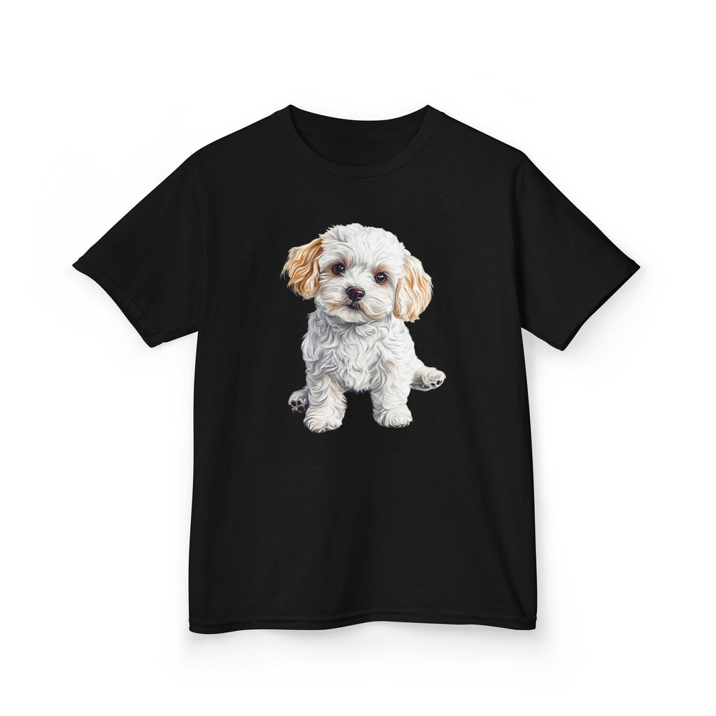 Kids Tee — Cute Fluffy Puppy Graphic