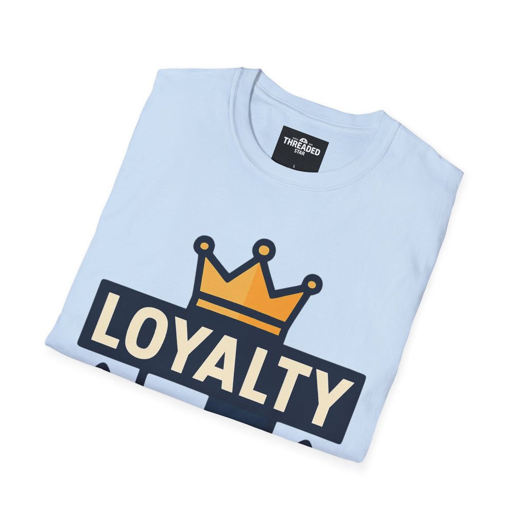 Loyalty Crest T-Shirt — Crown Emblem Graphic Tee