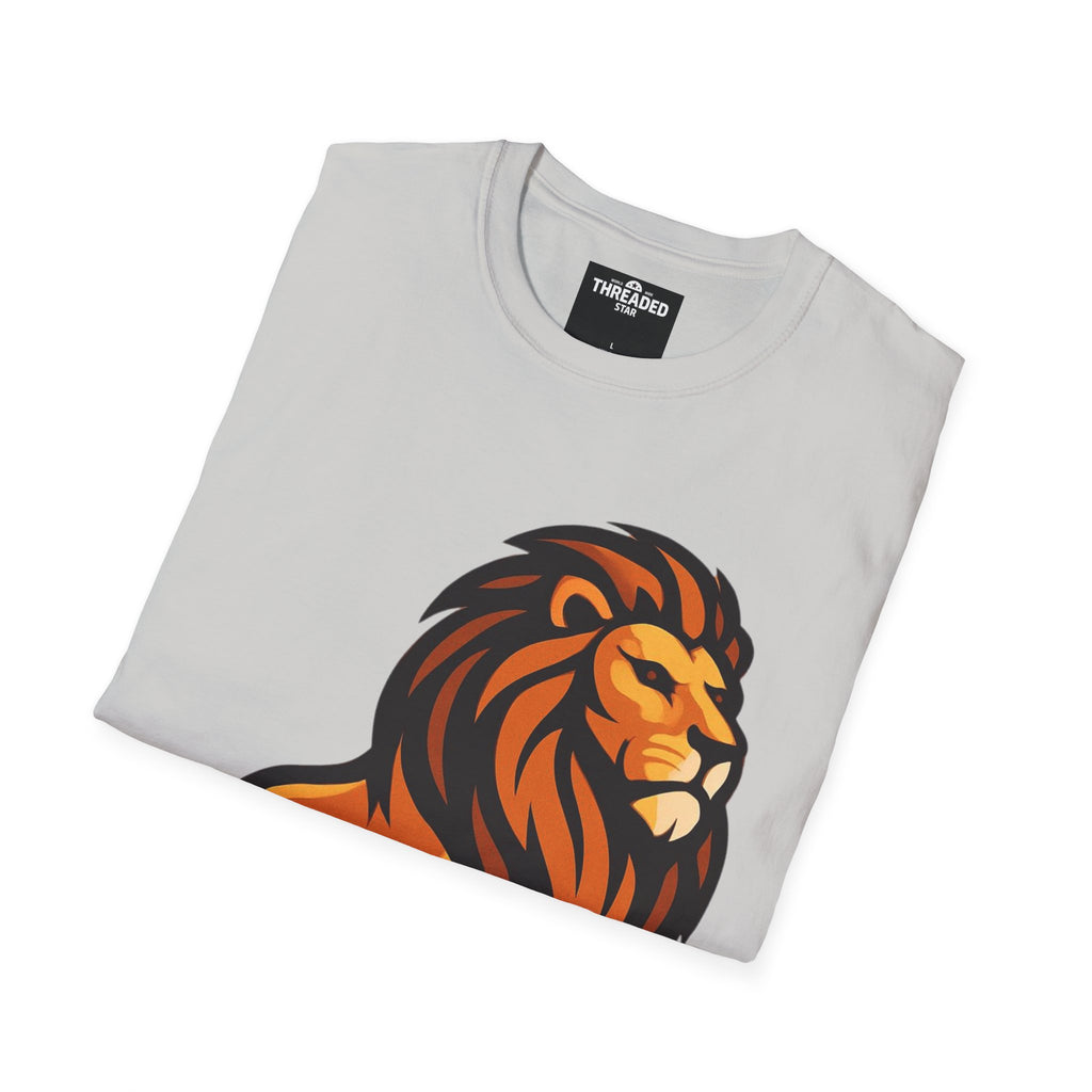 Lion Graphic T-Shirt — Bold Majestic Lion Illustration Tee