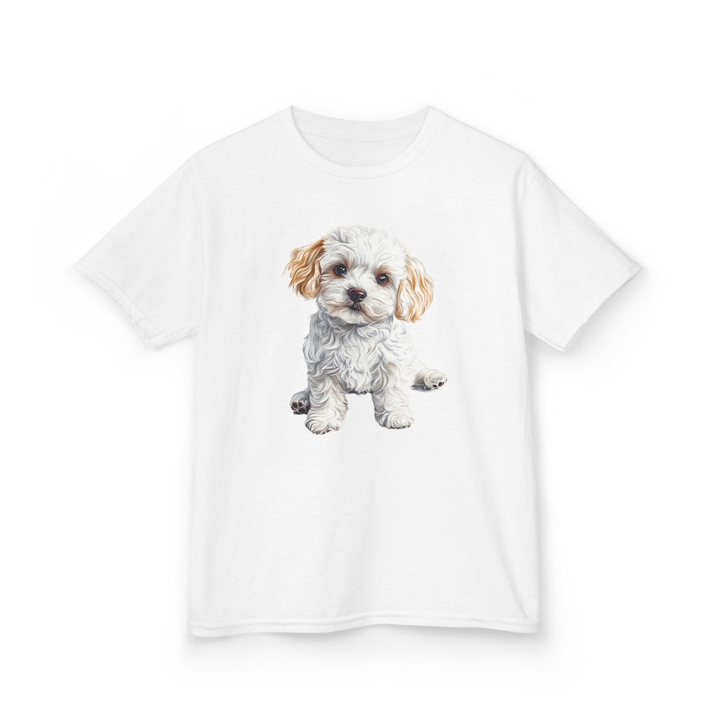 Kids Tee — Cute Fluffy Puppy Graphic