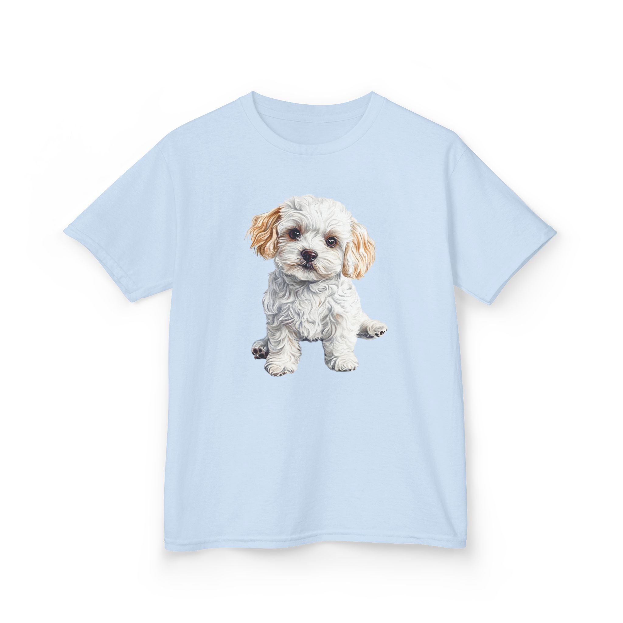 Kids Tee — Cute Fluffy Puppy Graphic