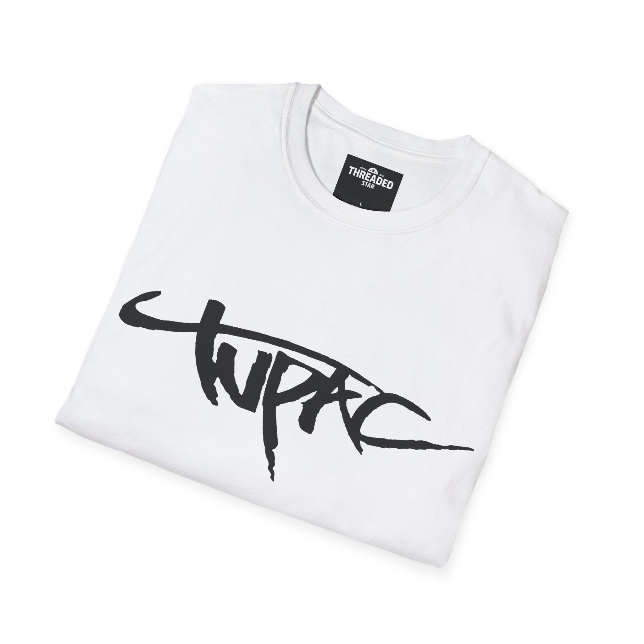 T-Shirt "Pac" Graffiti Logo Unisex Tee — Hip Hop Tribute Streetwear