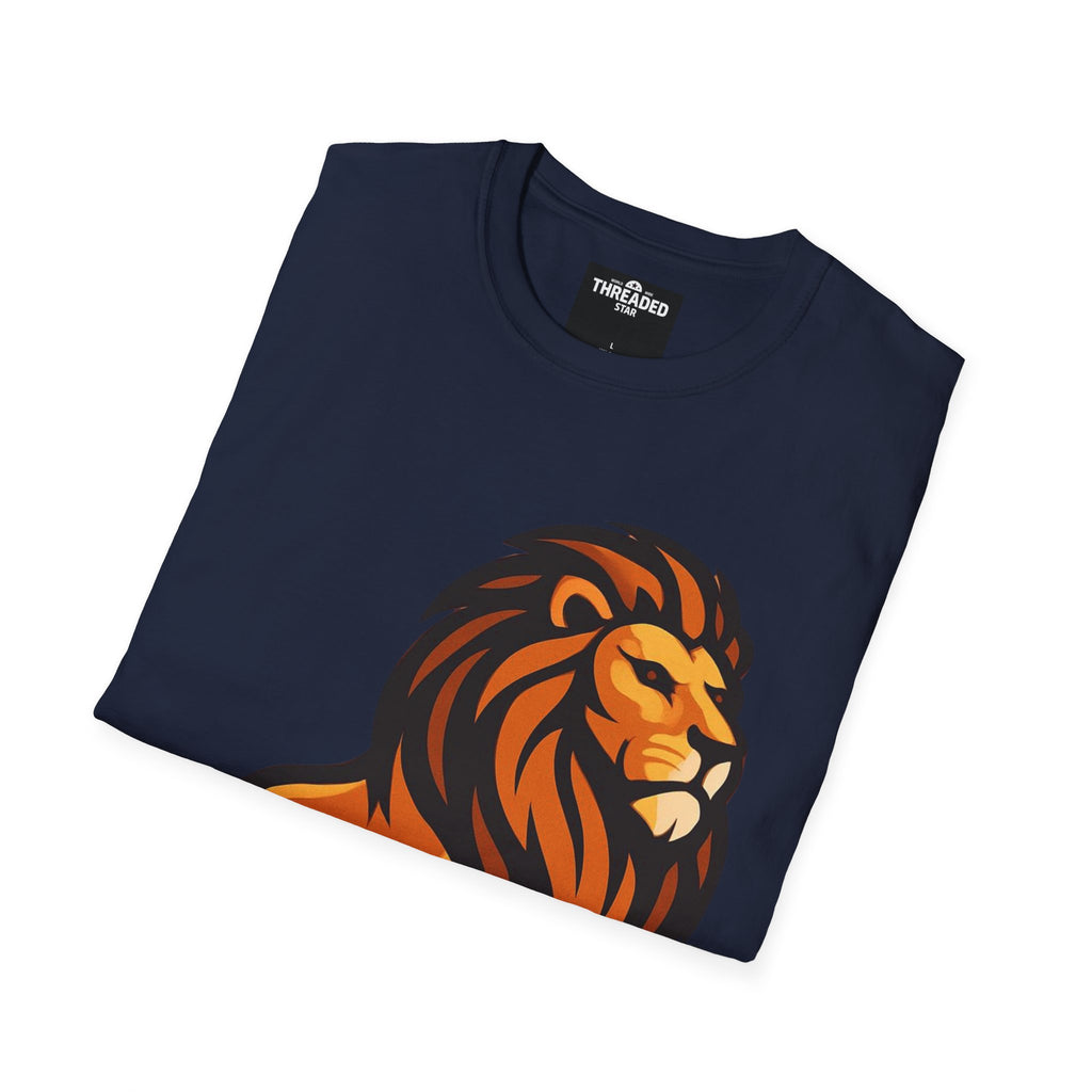 Lion Graphic T-Shirt — Bold Majestic Lion Illustration Tee