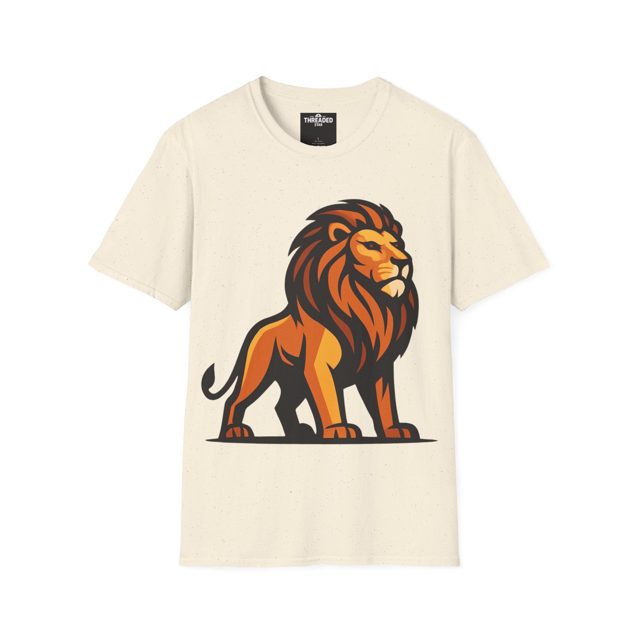 Lion Graphic T-Shirt — Bold Majestic Lion Illustration Tee