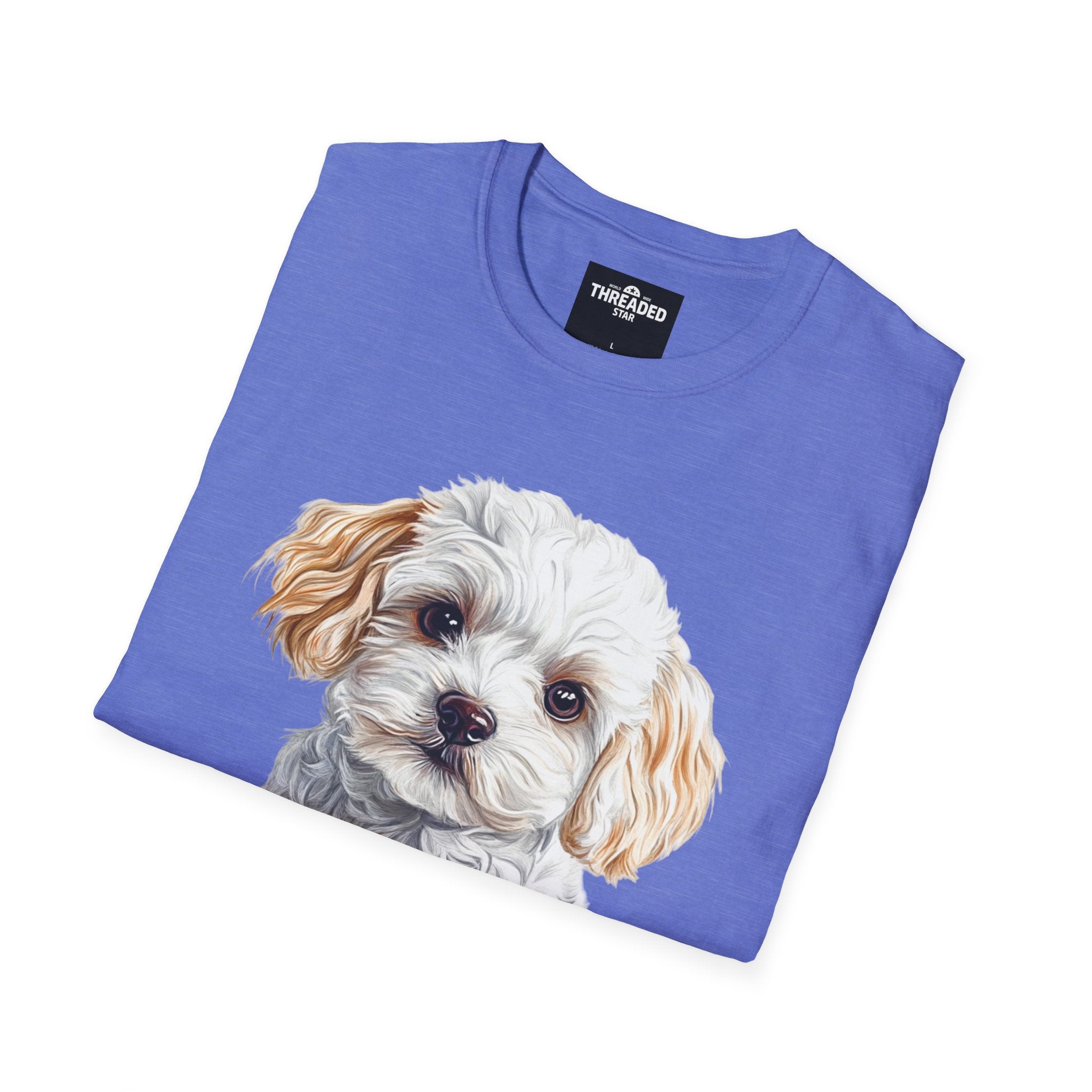 Puppy Portrait T-Shirt — Cute Maltese/Poodle Dog Graphic Tee