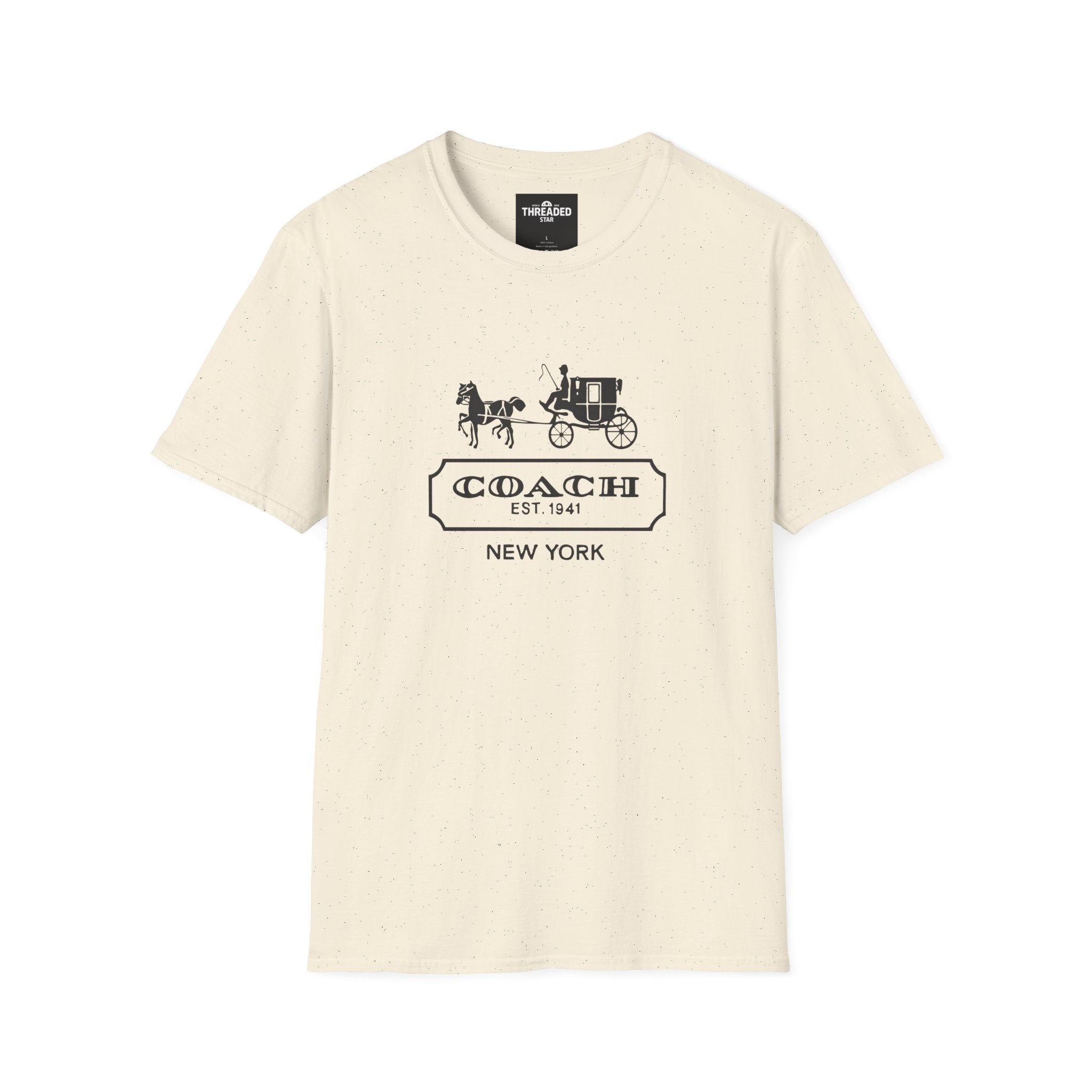 Unisex T-Shirt — Vintage Coach Carriage Logo “COACH EST. 1941 NEW YORK”
