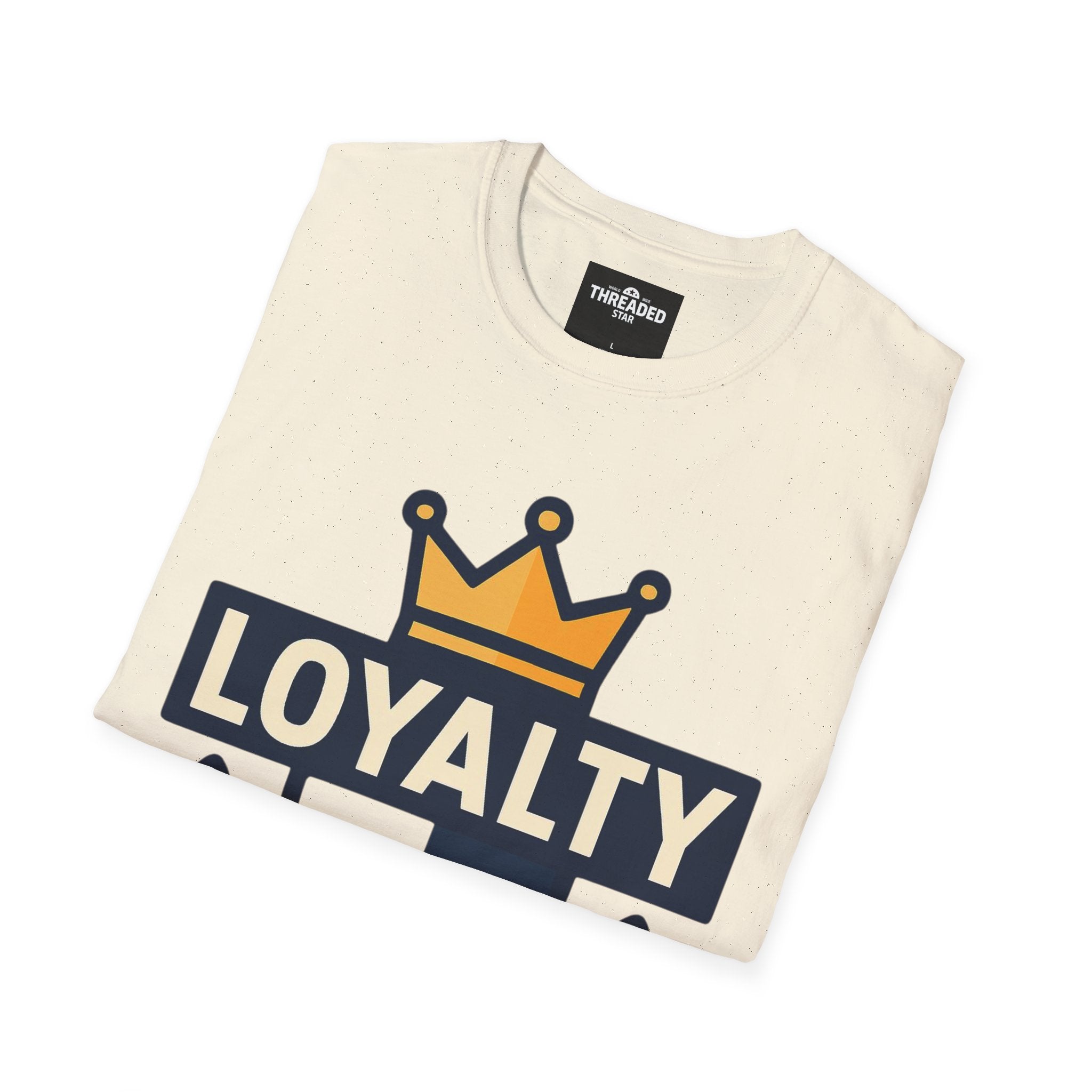 Loyalty Crest T-Shirt — Crown Emblem Graphic Tee