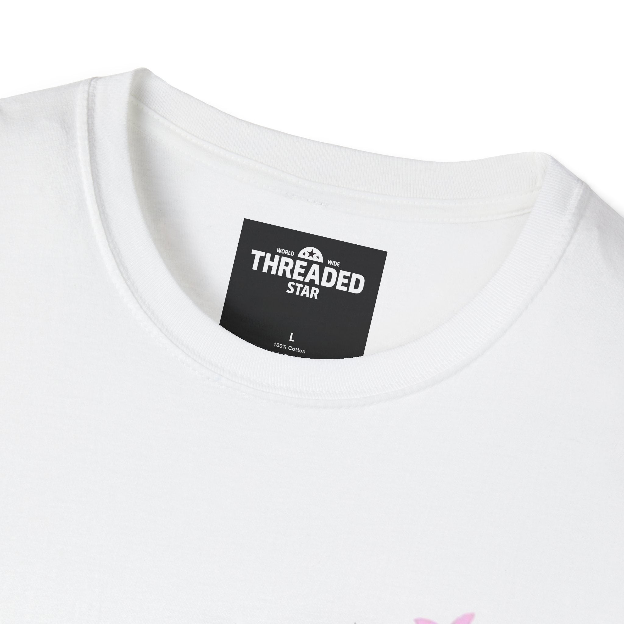Music Notes Watercolor T-Shirt – Pink & Blue Melody Graphic Tee