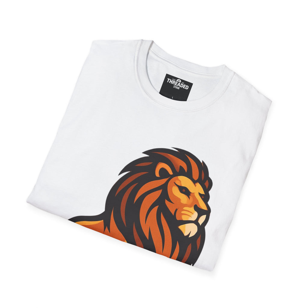 Lion Graphic T-Shirt — Bold Majestic Lion Illustration Tee