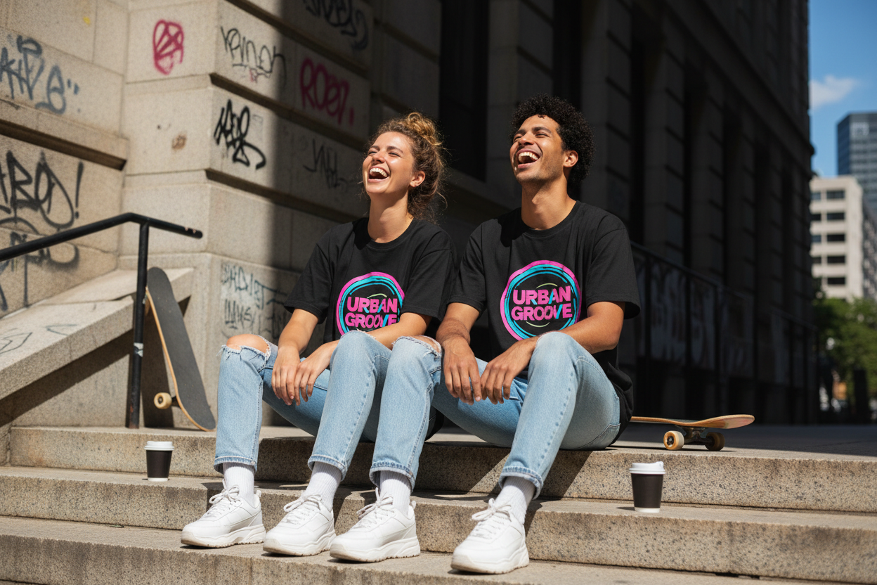 Matching Logo Tees